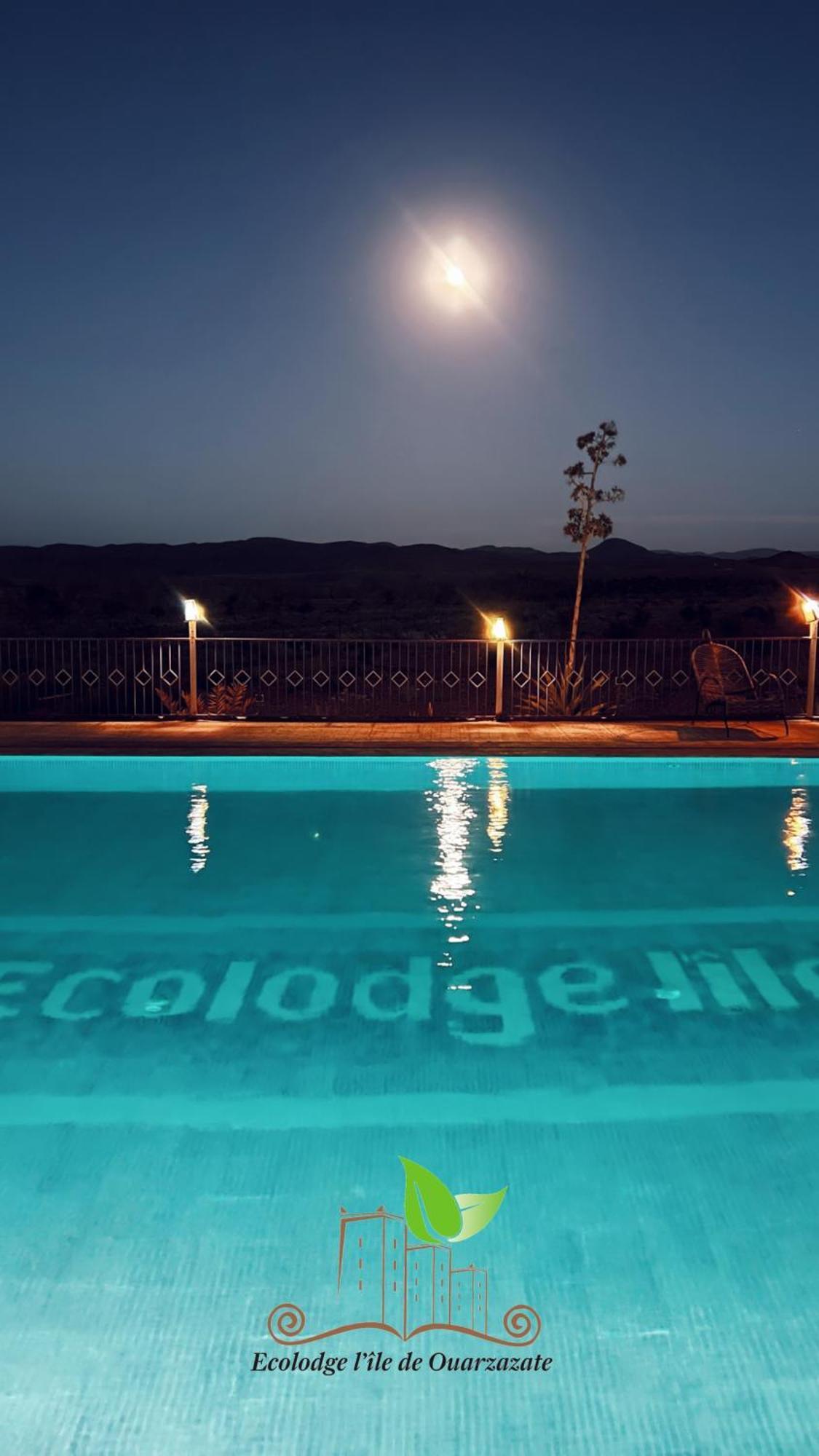 Ecolodge L'Ile De Ouarzazate Eksteriør billede
